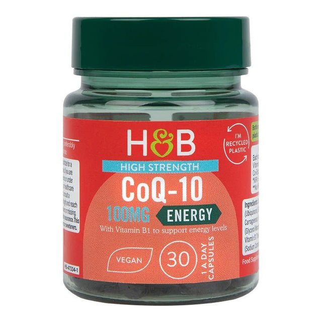 Witaminy i suplementy diety Holland & Barrett High Strength CoQ-10 100mg 30 vcaps - Sklep Witaminki.pl