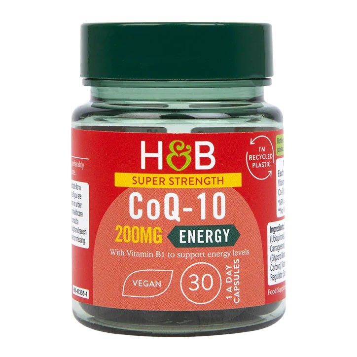 Witaminy i suplementy diety Holland & Barrett Super Strength CoQ-10 200mg 30 vcaps - Sklep Witaminki.pl