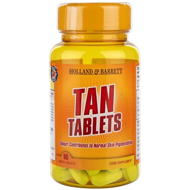 Witaminy i suplementy diety Holland & Barrett Tan Tablets 60 caplets - Sklep Witaminki.pl