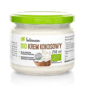 Witaminy i suplementy diety Intenson Krem kokosowy mus BIO 250 ml - Sklep Witaminki.pl