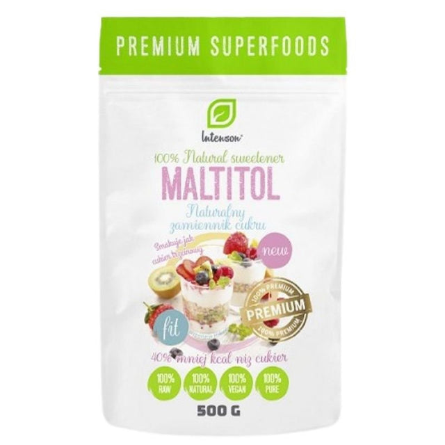 Witaminy i suplementy diety Intenson Maltitol 500 g - Sklep Witaminki.pl