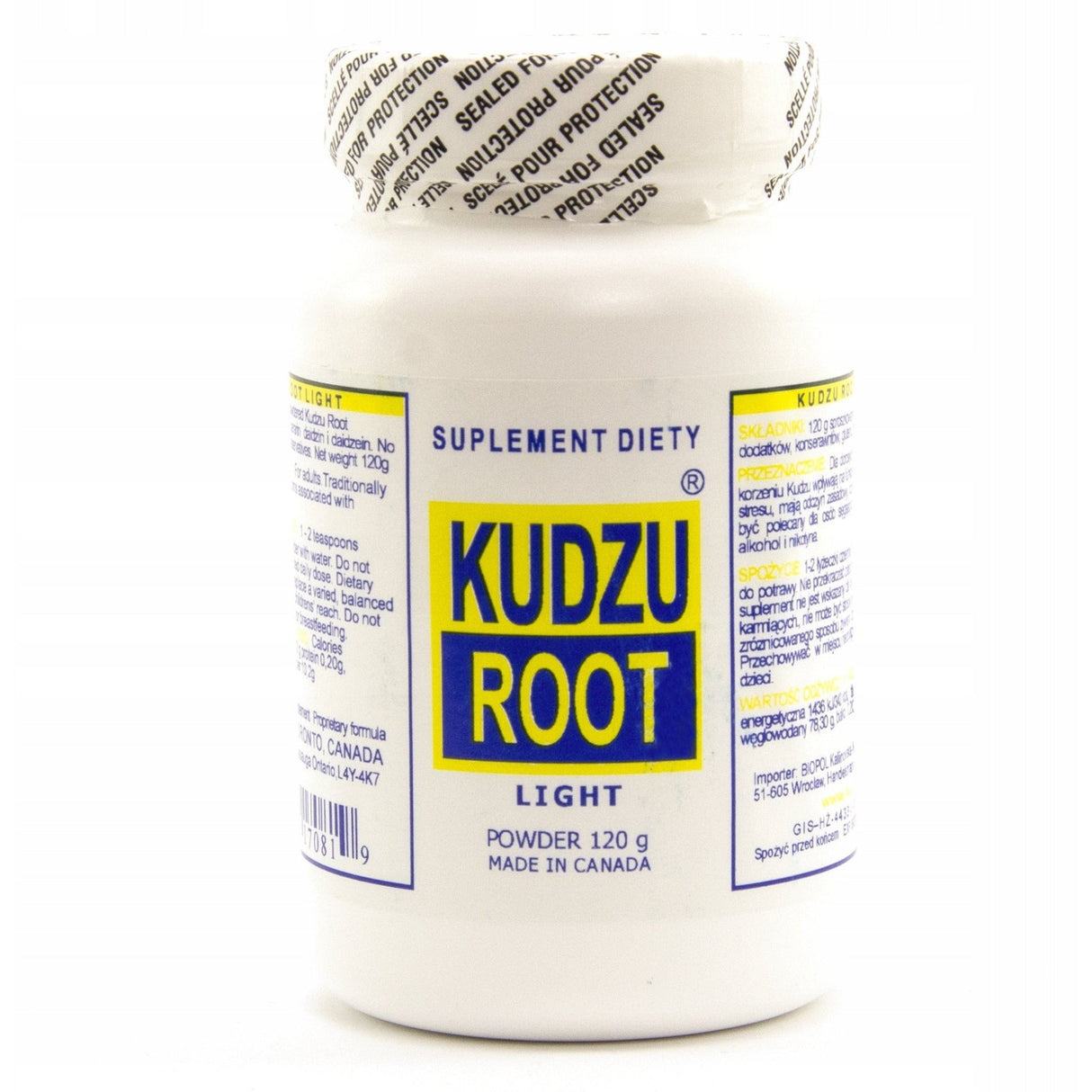 Witaminy i suplementy diety K BIO+ Kudzu Root Light 120 g - Sklep Witaminki.pl