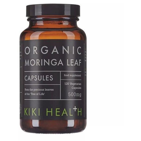 Witaminy i suplementy diety KIKI Health Moringa Leaf Organic 120 vcaps - Sklep Witaminki.pl