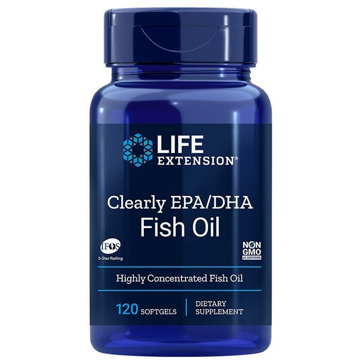 Witaminy i suplementy diety Life Extension Clearly EPA/DHA 120 softgels - Sklep Witaminki.pl