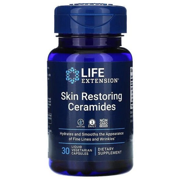 Witaminy i suplementy diety Life Extension Skin Restoring Ceramides 30 liquid vcaps - Sklep Witaminki.pl