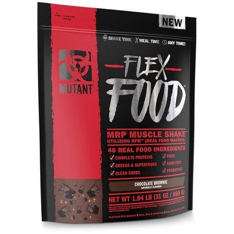 Witaminy i suplementy diety Mutant Flex Food Chocolate Brownie 880g - Sklep Witaminki.pl