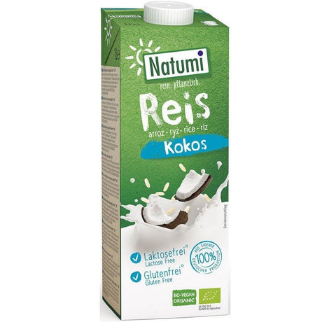 Witaminy i suplementy diety Natumi Napój ryżowo-kokosowy BIO 1000 ml - Sklep Witaminki.pl