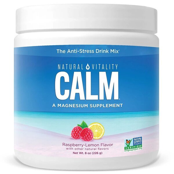 Witaminy i suplementy diety Natural Vitality Natural Calm Raspberry Lemon 226 g - Sklep Witaminki.pl