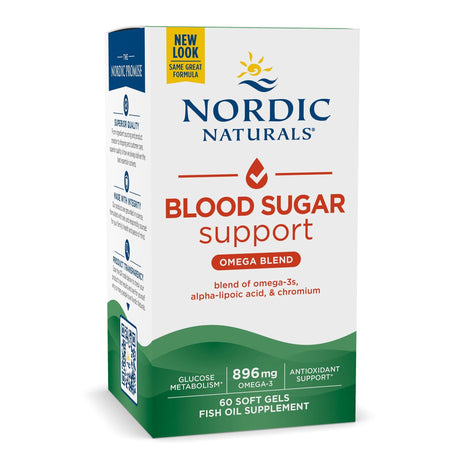 Witaminy i suplementy diety Nordic Naturals Blood Sugar Support 60 softgels Cytryna - Sklep Witaminki.pl