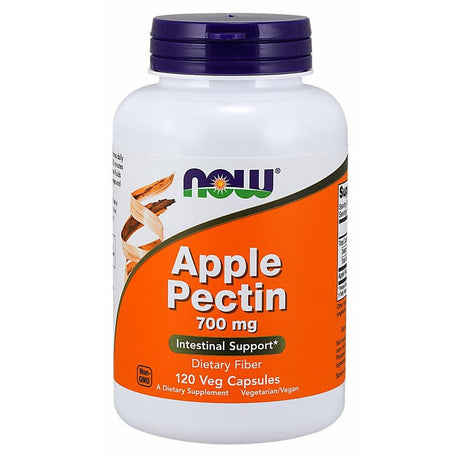 Witaminy i suplementy diety NOW Foods Apple Pectin 700 mg 120 vcaps - Sklep Witaminki.pl