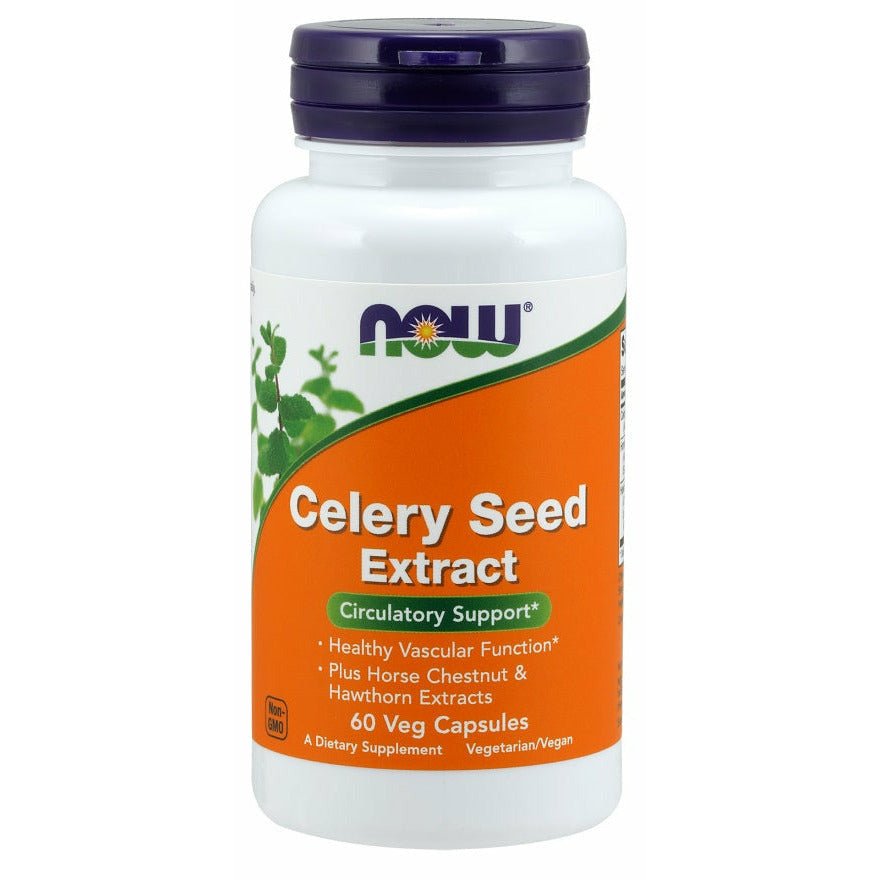 Witaminy i suplementy diety NOW Foods Celery Seed Extract 60 vcaps - Sklep Witaminki.pl