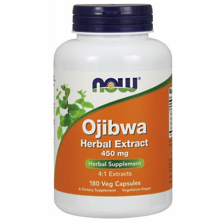 Witaminy i suplementy diety NOW Foods Ojibwa Herbal Extract 450 mg 180 vcaps - Sklep Witaminki.pl