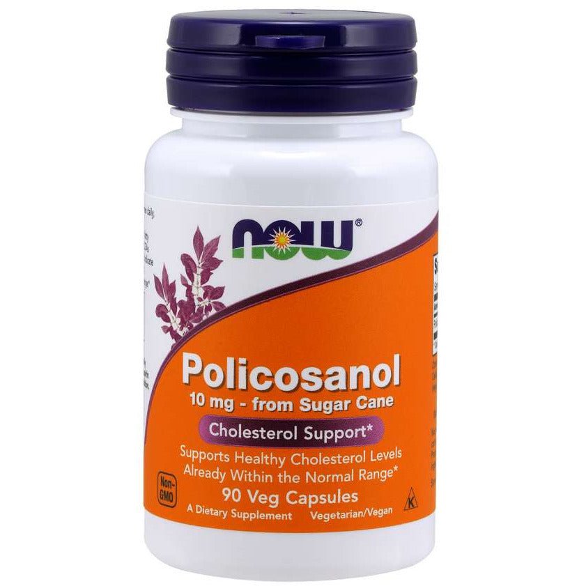 Witaminy i suplementy diety NOW Foods Policosanol 10 mg Capsules 90 caps - Sklep Witaminki.pl