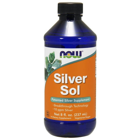 Witaminy i suplementy diety NOW Foods Silver Sol 237 ml - Sklep Witaminki.pl