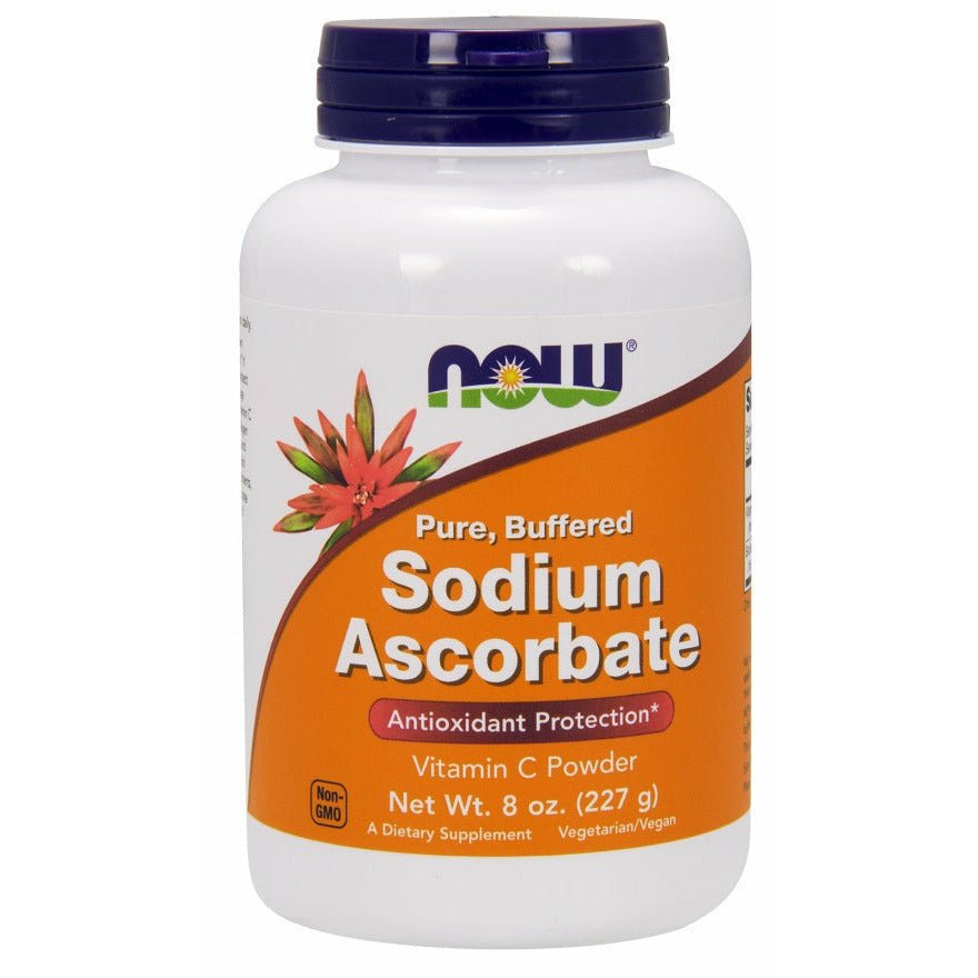 Witaminy i suplementy diety NOW Foods Sodium Ascorbate Powder Buffered 227 g - Sklep Witaminki.pl