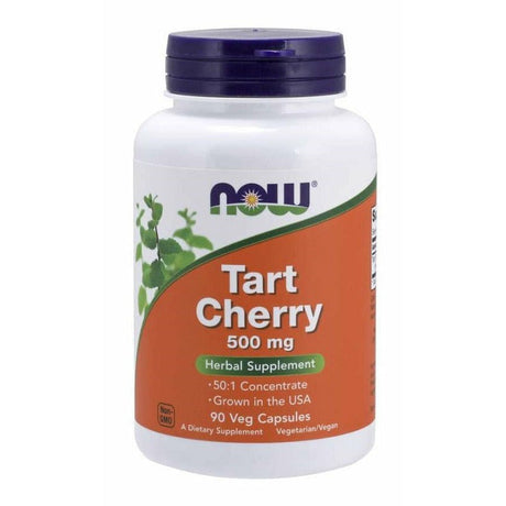 Witaminy i suplementy diety NOW Foods Tart Cherry 500 mg 90 vcaps - Sklep Witaminki.pl