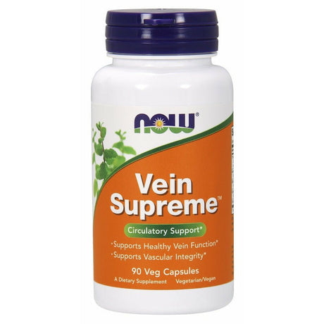 Witaminy i suplementy diety NOW Foods Vein Supreme 90 vcaps - Sklep Witaminki.pl