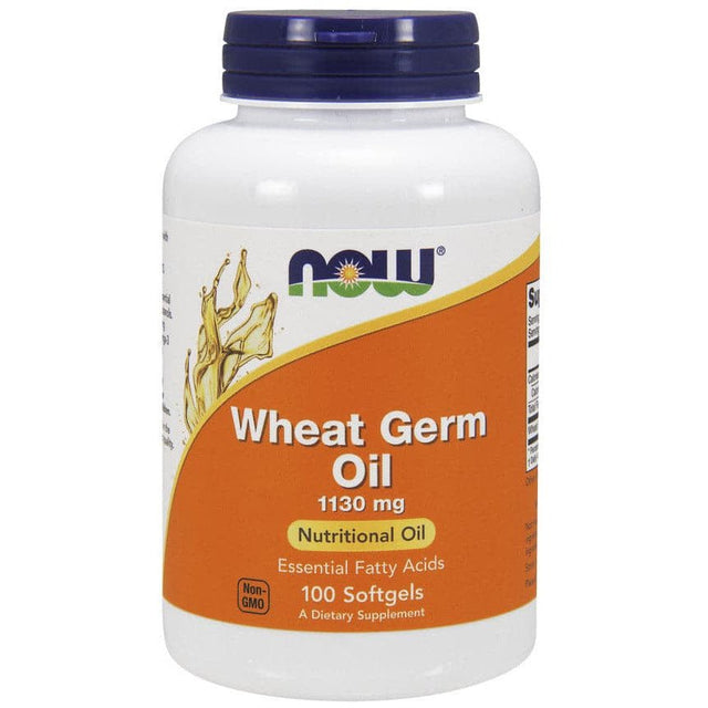 Witaminy i suplementy diety NOW Foods Wheat Germ Oil 1130 mg 100 softgels - Sklep Witaminki.pl