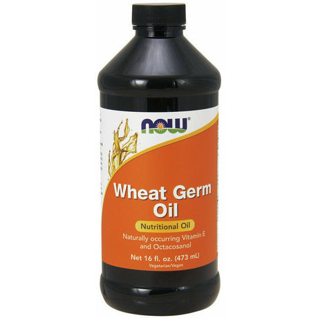 Witaminy i suplementy diety NOW Foods Wheat Germ Oil Liquid 473ml - Sklep Witaminki.pl