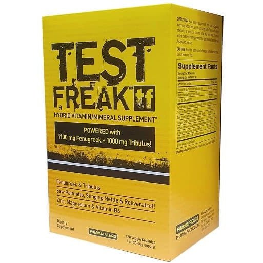 Witaminy i suplementy diety PharmaFreak Test Freak 120 caps - Sklep Witaminki.pl