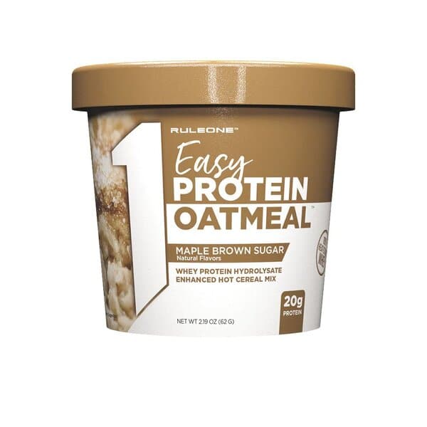 Witaminy i suplementy diety Rule One Easy Protein Oatmeal 12 x 62 g Maple Brown Sugar - Sklep Witaminki.pl