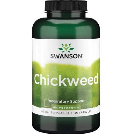 Witaminy i suplementy diety Swanson Chickweed 450 mg 180 caps - Sklep Witaminki.pl