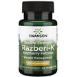 Witaminy i suplementy diety Swanson Double Strength Razberi-K 200 mg 60 vcaps - Sklep Witaminki.pl