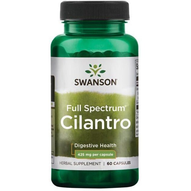 Witaminy i suplementy diety Swanson Full Spectrum Cilantro 425 mg 60 caps - Sklep Witaminki.pl