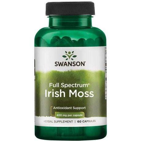 Witaminy i suplementy diety Swanson Full Spectrum Irish Moss 400 mg 60 caps - Sklep Witaminki.pl