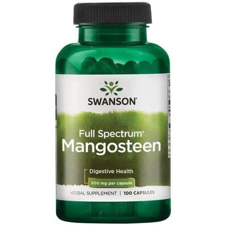 Witaminy i suplementy diety Swanson Full Spectrum Mangosteen 500 mg 100 caps - Sklep Witaminki.pl