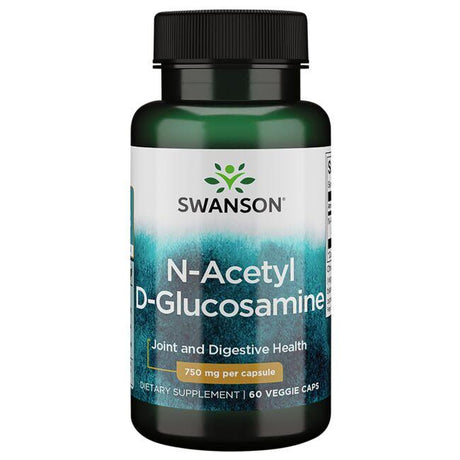 Witaminy i suplementy diety Swanson N-Acetyl D-Glucosamine 750 mg 60 vcaps - Sklep Witaminki.pl