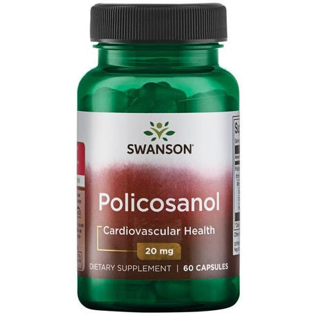 Witaminy i suplementy diety Swanson Policosanol 20 mg 60 caps - Sklep Witaminki.pl