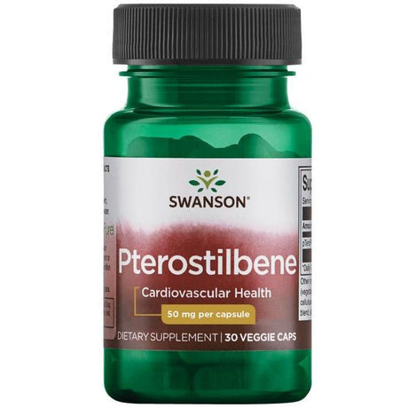 Witaminy i suplementy diety Swanson Pterostilbene 50 mg 30 vcaps - Sklep Witaminki.pl