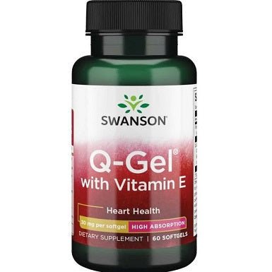 Witaminy i suplementy diety Swanson Q-Gel 30 mg 60 softgels - Sklep Witaminki.pl