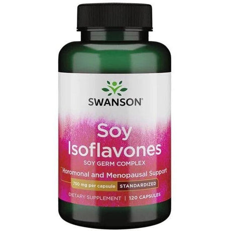 Witaminy i suplementy diety Swanson Soy Isoflavones 750 mg 120 caps - Sklep Witaminki.pl