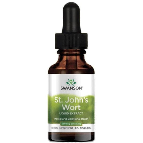 Witaminy i suplementy diety Swanson St. John's Wort Liquid Extract 29 ml - Sklep Witaminki.pl