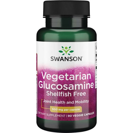 Witaminy i suplementy diety Swanson Vegetarian Glucosamine 500 mg 90 vcaps - Sklep Witaminki.pl