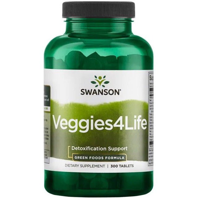 Witaminy i suplementy diety Swanson Veggies4Life 300 tabs - Sklep Witaminki.pl