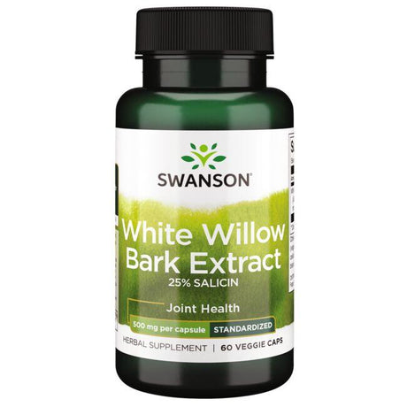 Witaminy i suplementy diety Swanson White Willow Bark Extract 500 mg 60 vcaps - Sklep Witaminki.pl