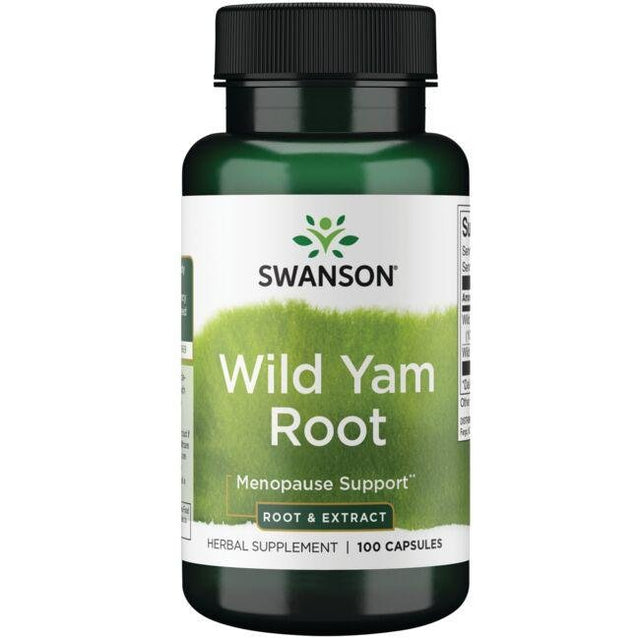 Witaminy i suplementy diety Swanson Wild Yam Root 100 caps - Sklep Witaminki.pl