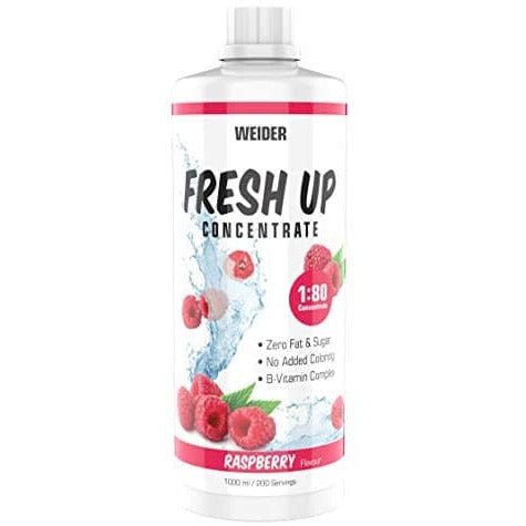 Witaminy i suplementy diety Weider Fresh Up Concentrate Raspberry 1000 ml - Sklep Witaminki.pl