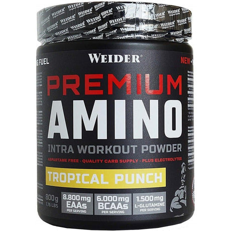 Witaminy i suplementy diety Weider Premium Amino Tropical Punch 800 g - Sklep Witaminki.pl
