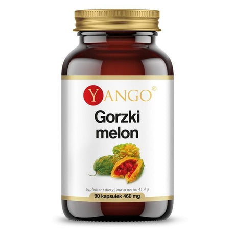 Witaminy i suplementy diety Yango Gorzki melon ekstrakt 370 mg 90 caps - Sklep Witaminki.pl