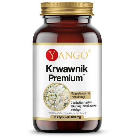 Witaminy i suplementy diety Yango Krwawnik Premium™ 90 caps - Sklep Witaminki.pl