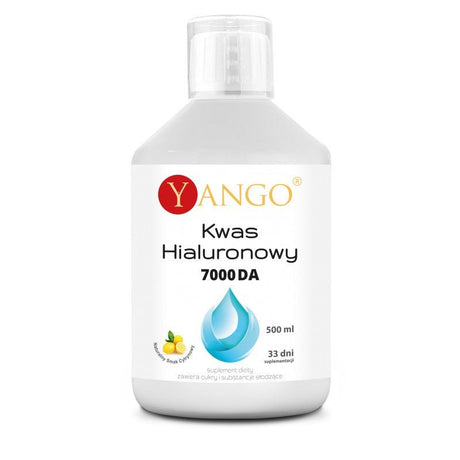 Witaminy i suplementy diety Yango Kwas hialuronowy 7000 DA 500 ml - Sklep Witaminki.pl