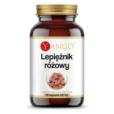 Witaminy i suplementy diety Yango Lepiężnik różowy ekstrakt 430 mg 90 caps - Sklep Witaminki.pl
