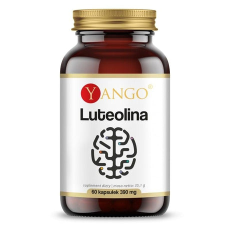 Witaminy i suplementy diety Yango Luteolina 50 mg 60 caps - Sklep Witaminki.pl