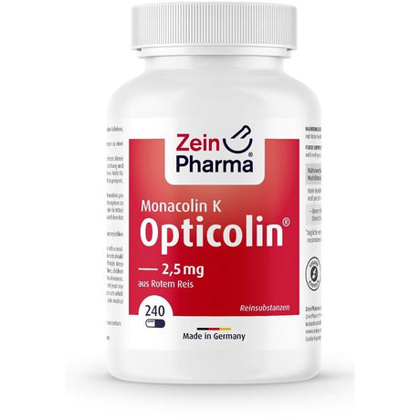 Witaminy i suplementy diety Zein Pharma Monacolin K Opticolin 240 vcaps - Sklep Witaminki.pl