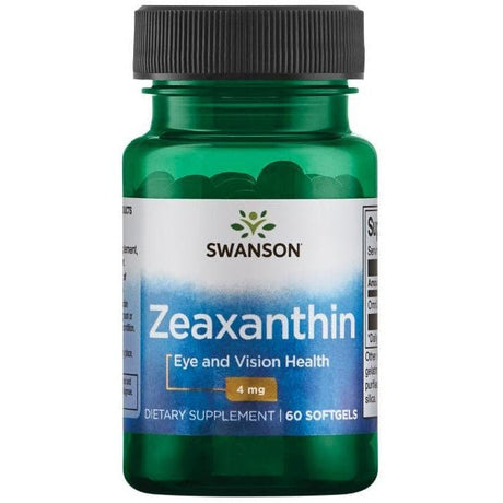 Zeaksantyna Swanson Zeaxanthin 4 mg 60 caps - Sklep Witaminki.pl