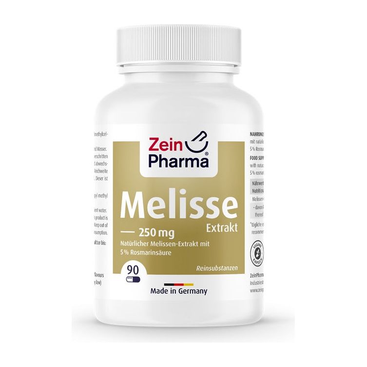 Zein Pharma Melissa Extract 250mg 90 vcaps - Sklep Witaminki.pl